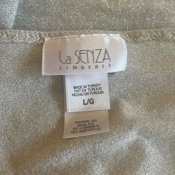 STUNNING chrome sparkling La Senza top - Picture 5 of 5